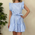 Mini dress a righe