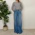 JEANS WIDE LEG HIGH WAIST