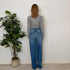 JEANS WIDE LEG HIGH WAIST