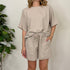 Coordinato in cotone garzato
