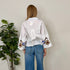 CAMICIA CROP RICAMATA