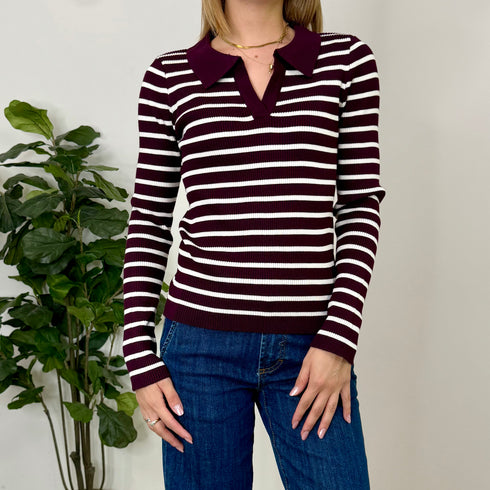 MAGLIA POLO A RIGHE
