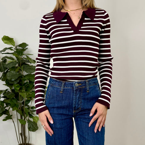 MAGLIA POLO A RIGHE