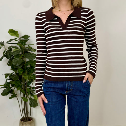 MAGLIA POLO A RIGHE