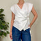 Blusa a portafoglio