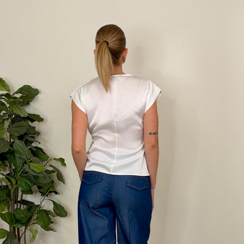 Blusa a portafoglio