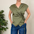 Blusa a portafoglio