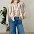 CAMICIA VOLANT SATIN