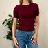 MAGLIA TRECCE MANICA CORTA