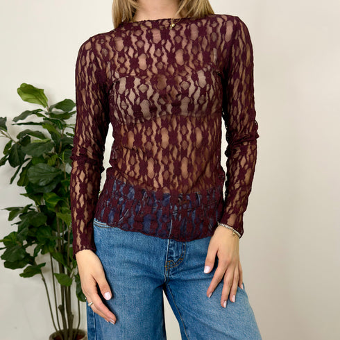 TOP PIZZO SEMITRASPARENTE