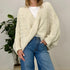 CARDIGAN INCROCIATO IN MAGLIA