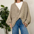 CARDIGAN INCROCIATO IN MAGLIA