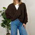 CARDIGAN INCROCIATO IN MAGLIA
