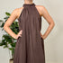Abito halter in mussola