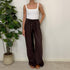 Pantalone in lino con coulisse